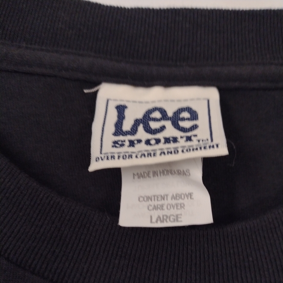Lee Sport Tag . 2000 MLB Subway Series World Series 2000 Black Men's Size Xtra L - Picture 2 of 12